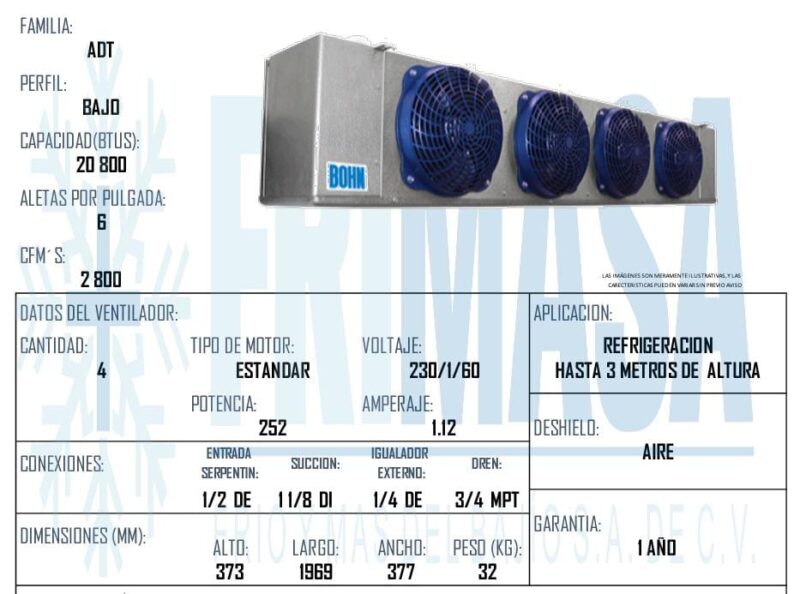 PAQUETES REFRIGERACION 3HP BAJO PERFIL - Imagen 3