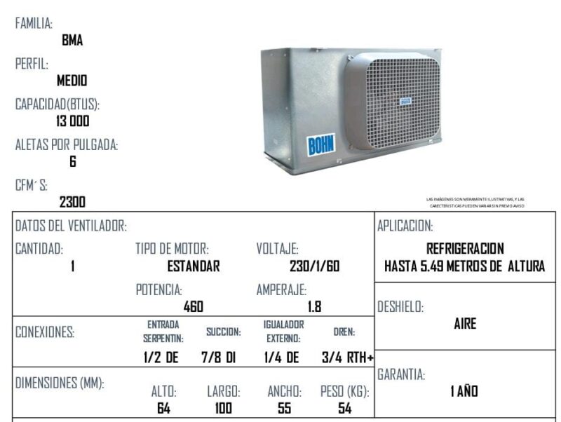 PAQUETES 1.5HP REFRIGERACION MEDIO PERFIL - Imagen 3