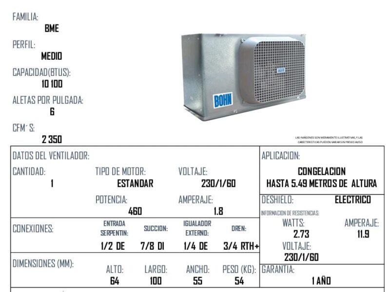 PAQUETES 2HP CONGELACION MEDIO PERFIL - Imagen 3
