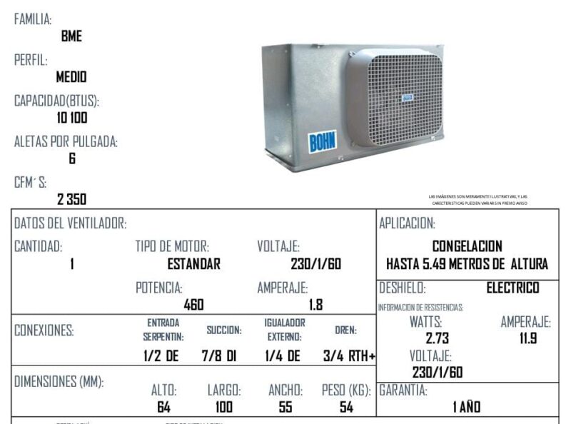 PAQUETES 4HP CONGELACION MEDIO PERFIL - Imagen 3